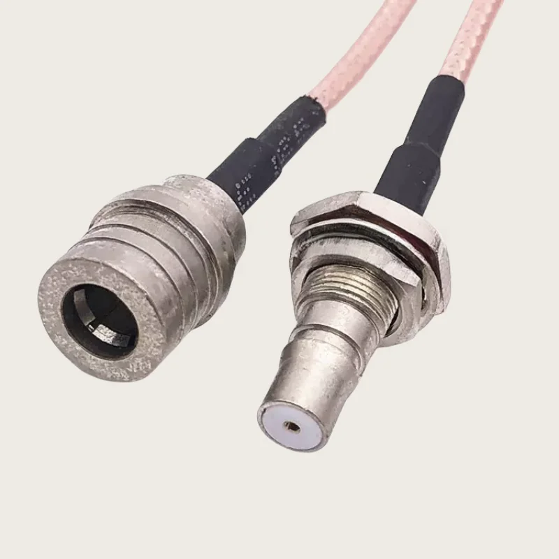 

RG316 QMA Male Plug to QMA Female Waterproof Bulkhead Jack 50Ohm Low Loss RF Coaxial jumper Cable