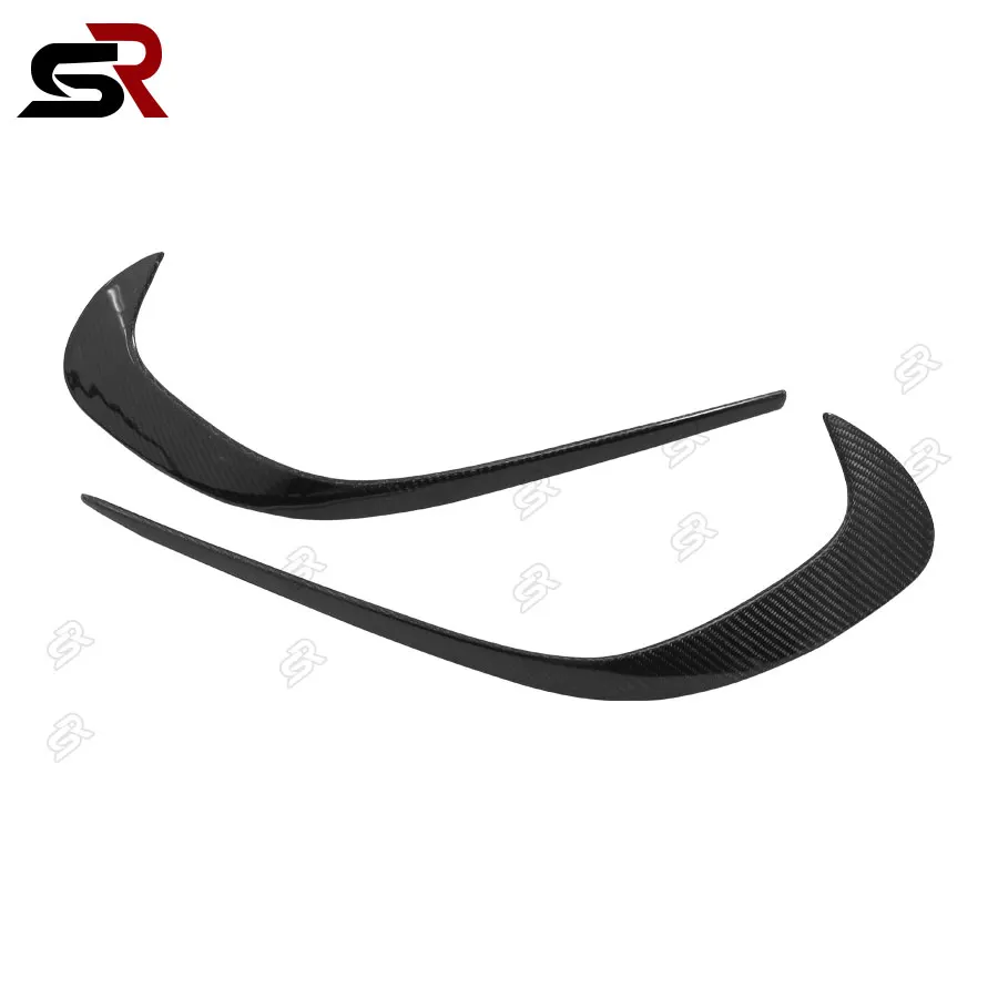 For Mercedes Benz CLA Class W117 Carbon Fiber Front Bar Wind Knife Trim Cover Car Decoration Retrofitting Upgrade body kit