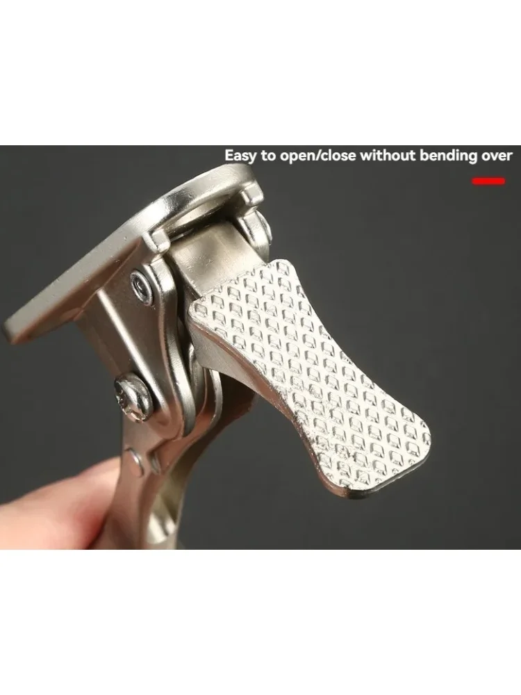Heavy‑Duty Concealed Door Stopper Silent Rubber Non‑Slip Buffer Wall Protector Shock‑Absorbing Door Bumper Household Hardware Ac