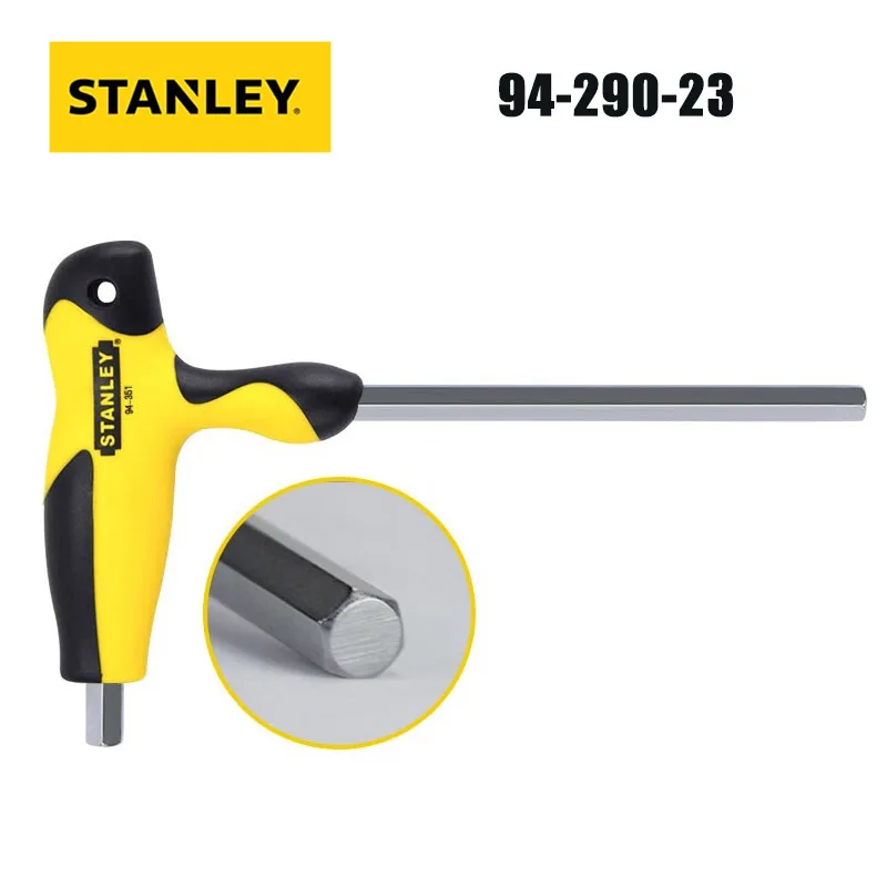 

Stanley 94-290-23 Metric T-shaped Ball Head Hex key 8mm Screwdriver Tool Wrench Box Hexagonal Wrench.