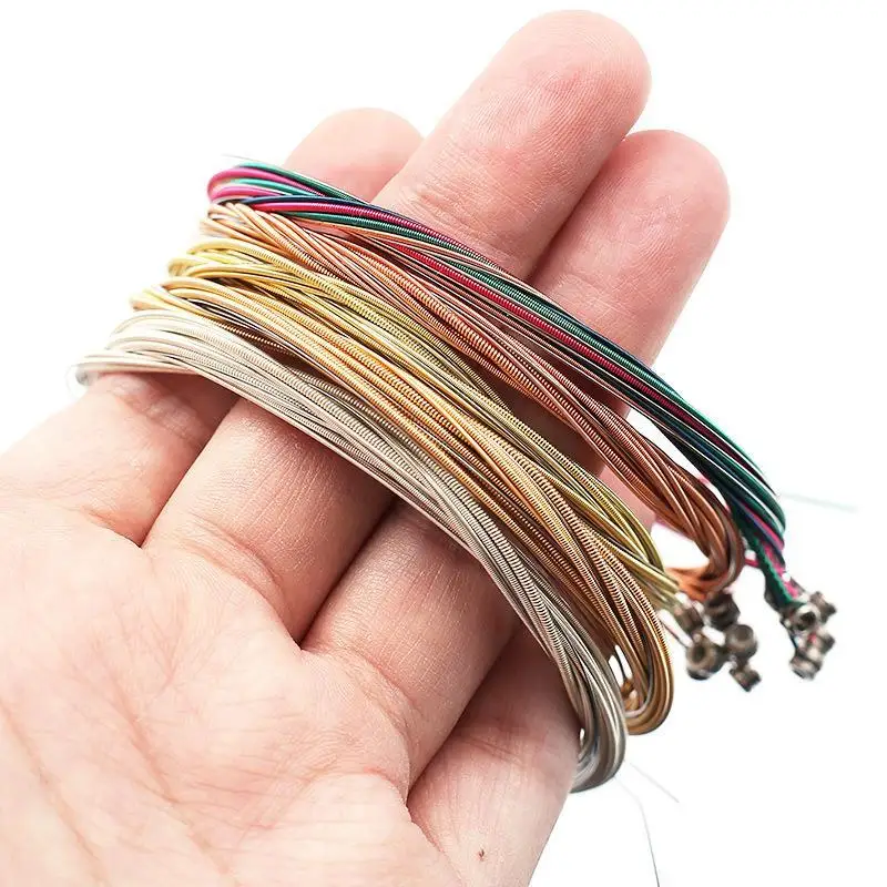 

6Pcs/Set High-Quality Acoustic Guitar Strings - Replacement Guitar Strings, Premium Guitar Accessories