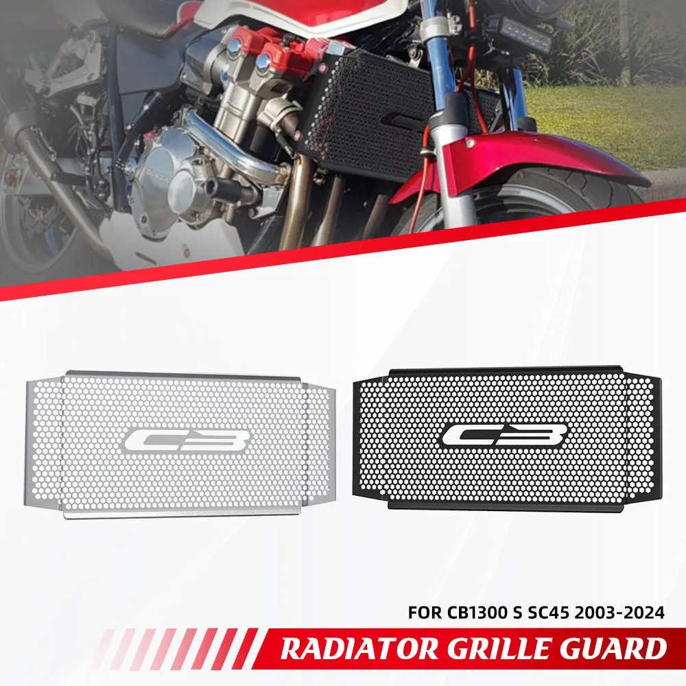 

Motorcycle Radiator Guard Grille Protector Cover FOR HONDA CB1300 S SC45 2003-2004-2005-2006-2007-2008-2009-2010-2011-2012-2024