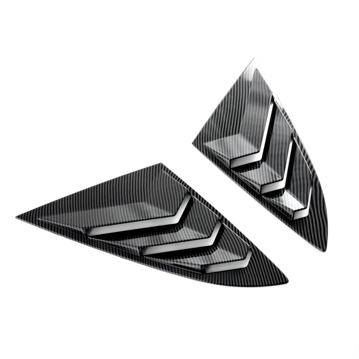 For Changan UNIV UNI-V 2023 2024 Car Rear Spoiler Wing Side Window Triangle Trim Cover Trim Accessories - ABS