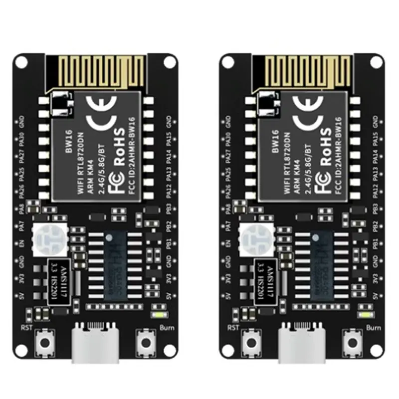 b04c-2x-bw16-kit-開発ボード、rtl8720dn-デュアルバンドwi-fi、低消費電力bluetooth-bleモジュール、type-cインターフェース