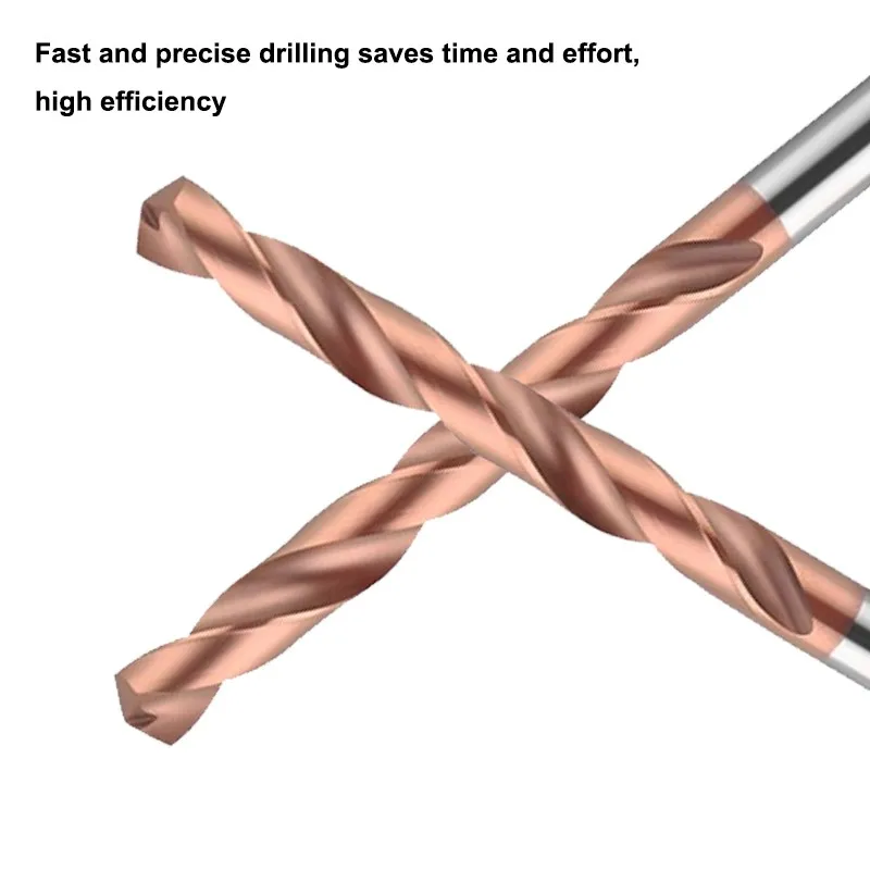 SHAZAM CNC Metalworking Carbide 3D Drill Tungsten Steel Super Hard Stainless Twist Bit Straight Handle Solid Interval