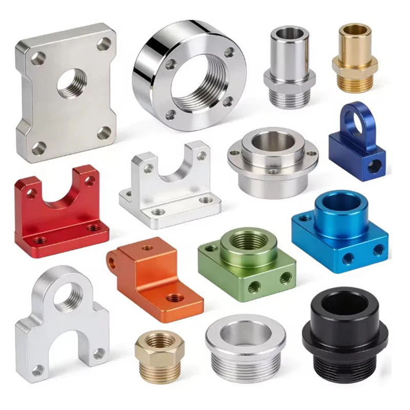 CNC Machined Aluminum and Stainless Steel Precision Mechanical Parts Anodized Custom Components