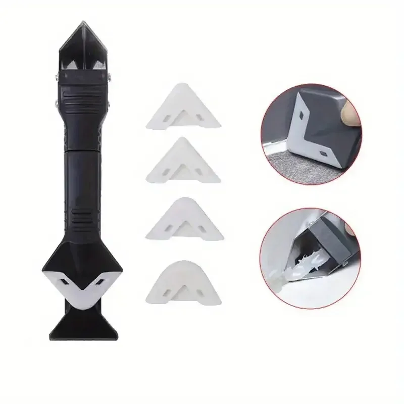 Многофункциональный набор для удаления затирки 5 в 1 — скребок для герметика для ремонта окон и раковин