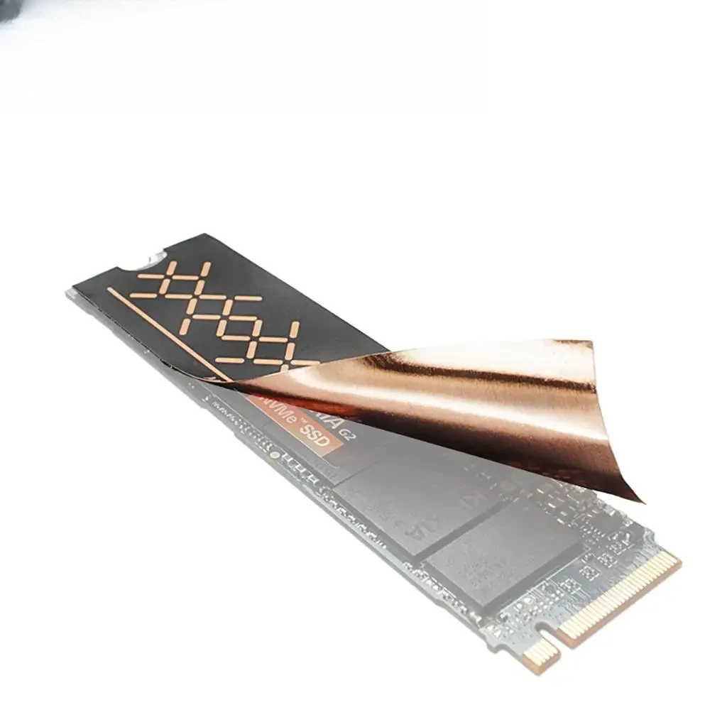 Customization Ultra Thin Graphene Copper Foil Heatsink for M.2 2280 NVMe SSD for RAM DDR2/DDR3/DDR4/DDR5 Cooling Thermal Pad
