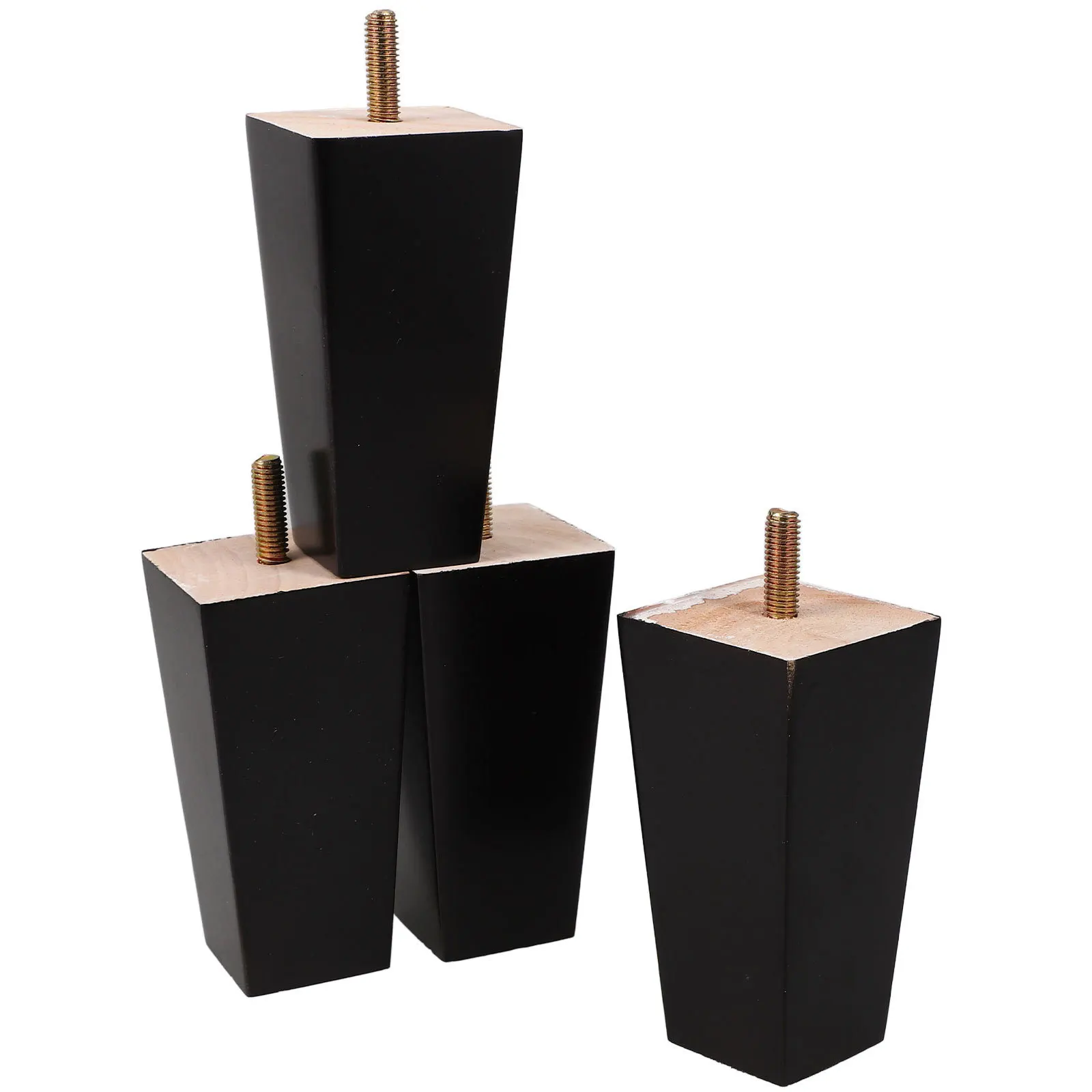 

4pcs Furniture Legs Wood Tapered Replacement For Sofa Chair Table Cabinet Bench Hardwood Feet Modern Minimalist Design Home