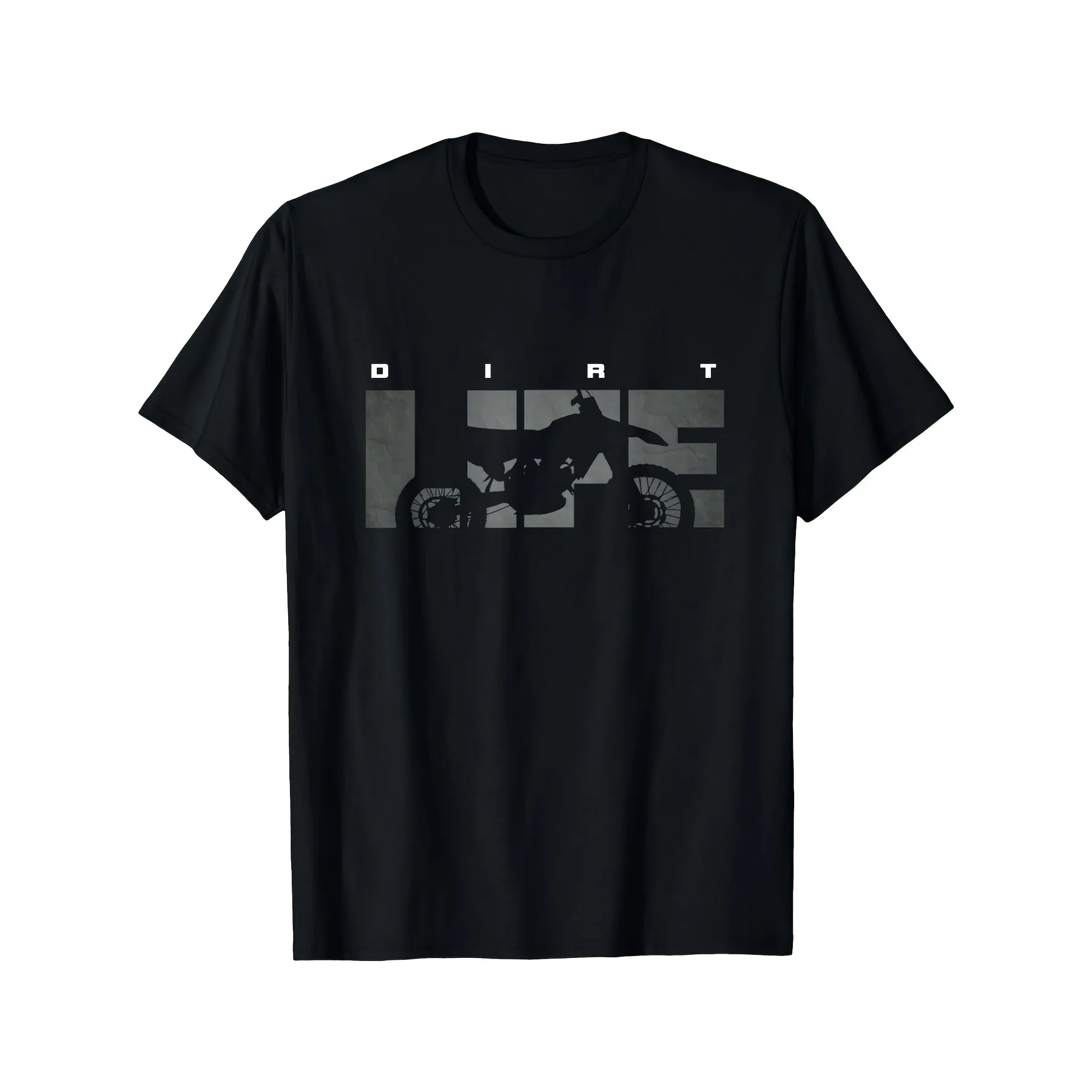 

Dirt Bike Rider Graphic Tee Men Unisex Soft Cotton Crew Neck Motocross Dirt Sports Casual T-Shirt
