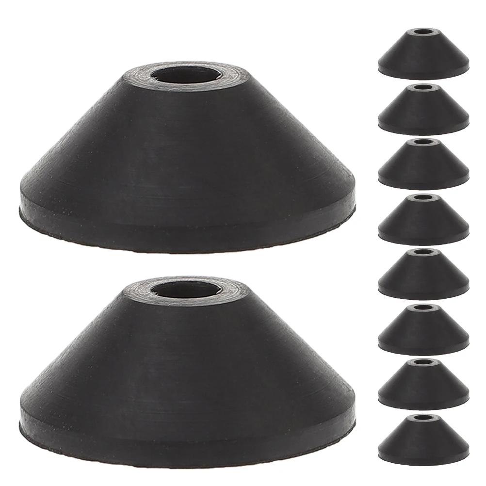 

10 Pcs Sealing Washer Conical Shape Tank Bolt Gasket for Toilet Bowl Toilet Seat Conical Washers Repair Kit Drainage Accessories