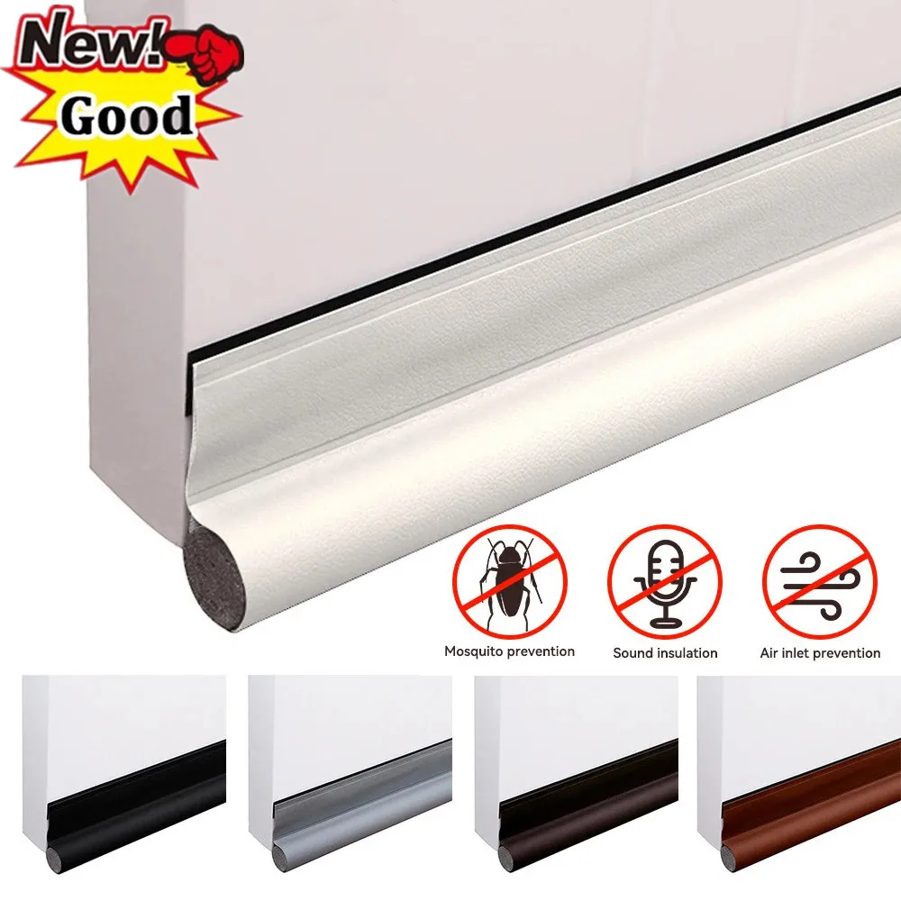 جديد الباب السفلي شريط عازل مشروع سدادة الطقس رغوة عازلة للصوت يندبروف الباب ختم الذاتي لاصق عازل السير الوقائي الشريط #1