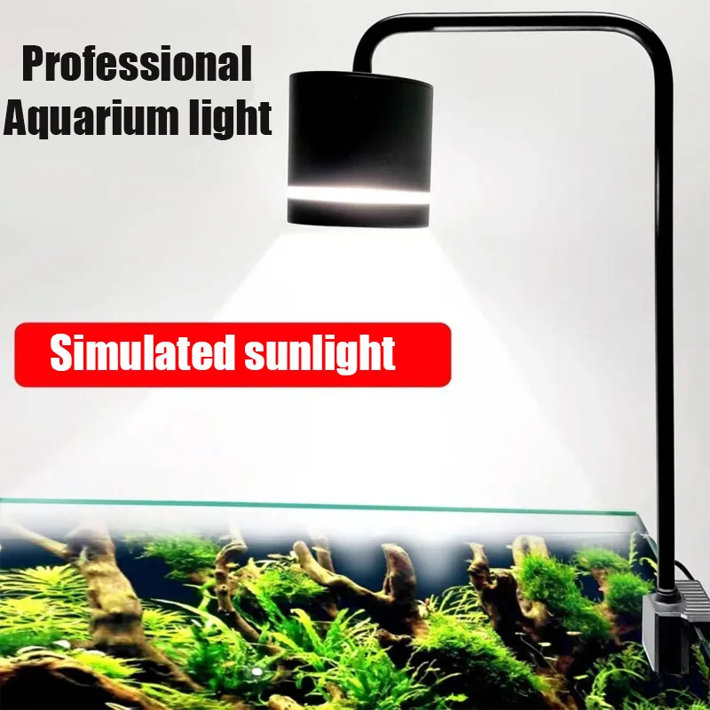 18\25W Professional COB Lamp Beads Aquarium Light White+Blue Light Color Scheduled Turn Off Function Brightness Adjustable