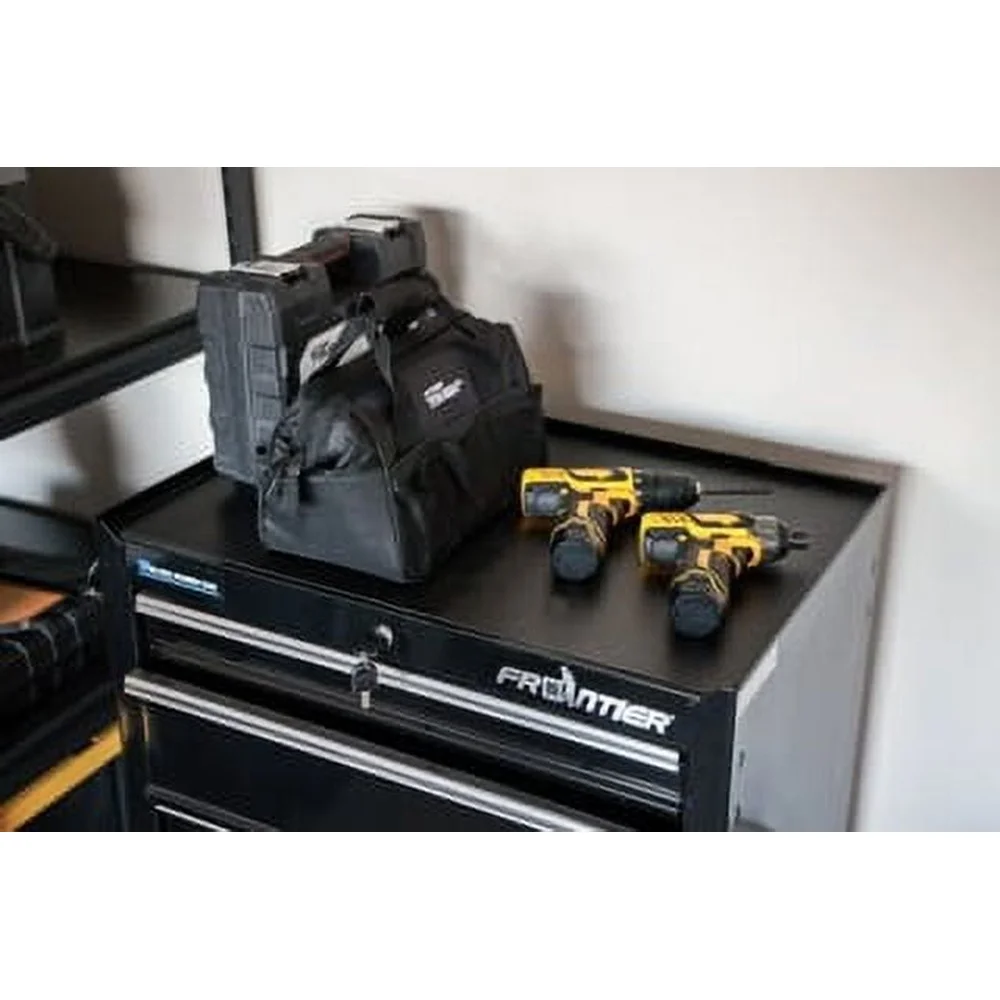 26 นิ้ว 4 ลิ้นชักเครื่องมือตู้หน้าอกโลหะจัดเก็บระบบล็อค Mobility Heavy Duty พร้อมล้อด้านข้าง