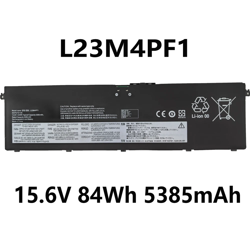 

L23M4PF1 L23N4PF1 15.6V 84Wh 5385mAh Laptop Battery For Lenovo IdeaPad Pro 5 14IMH9 83D2 Pro 5i(Gen10) Yoga Pro 9 16IMH9