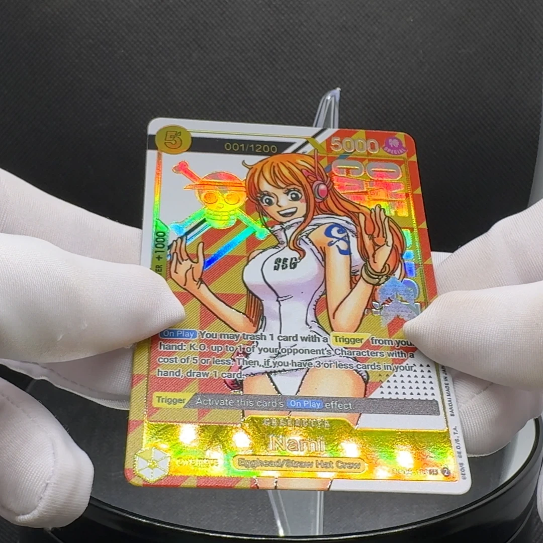 قطعة واحدة TCG OPCG الإنجليزية نامي بطاقة جائزة OP08-106 محكم احباط بطاقة أنيمي تحصيل بطاقات #5