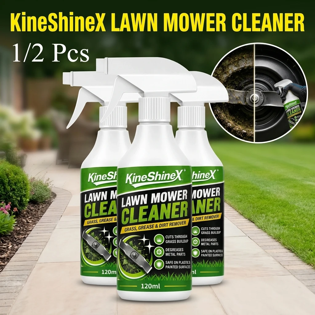 120ml Lawn Mower Cleaner Spray Remover Sprays for Vehicles, Tools & Chains – Cleaner & Conditioner Protect & Restore