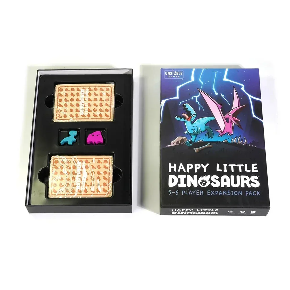 Happy Little Dinosaurs English Unicorn Chess and Card Strategy Hazards Board Game Cards