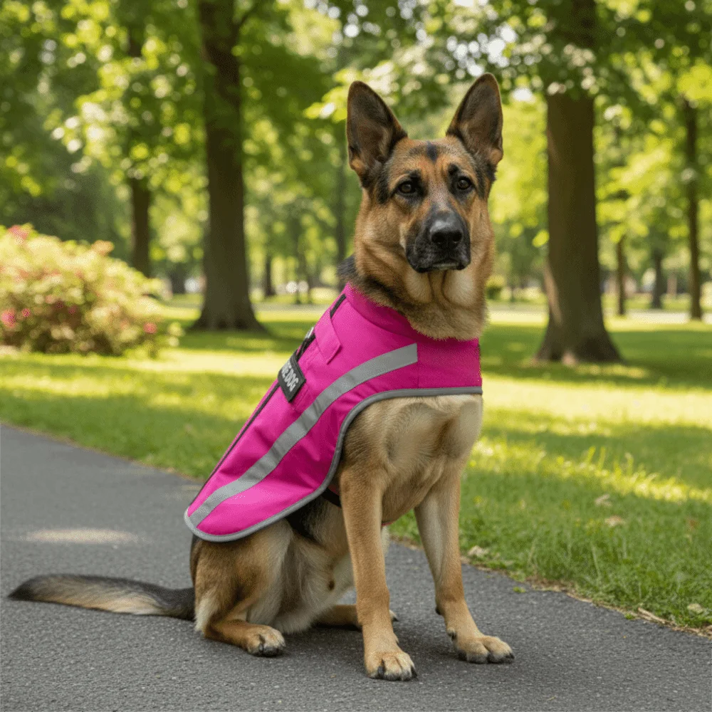 

Fashion Waterproof Winter Dog Coat Reflective Windproof Dog Warm Clothing Fleece Lining Comfort Dog Windbreaker Hiking