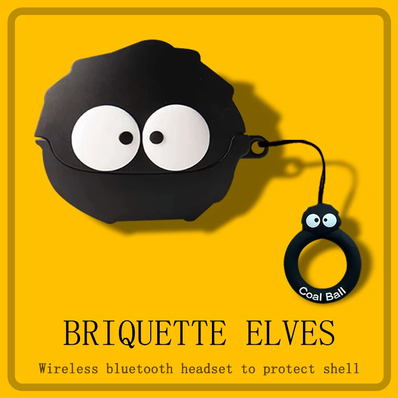 for SoundPEATS Air5 Pro Case Protective Silicone Cute Cartoon Covers Wireless Earbuds Shell TWS Headphone Portable