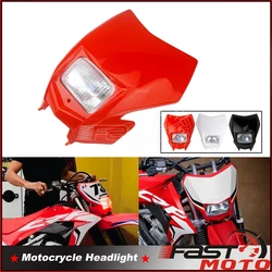 Motorcycle Headlamp Head Light Headlight For CRF 150 230 250 450 R/F/X/L WR250 WR450 YZ Racing Pit Dirt Bike Front Running Lamp