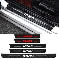Car Accessories Trunk Door Threshold Stickers for Suzuki IGNIS Logo Sill Scuff Scratch Waterproof Film Interior Protective Strip