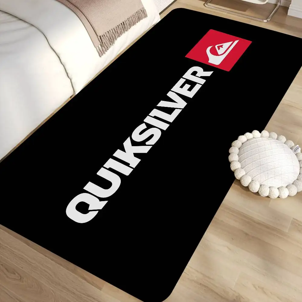 Alfombras de Moda para Habitación de la Marca Surf Q-Quiksilver, Alfombra de Bienvenida Moderna Antideslizante y Económica para Sala de Estar o Balcón, con Diseño Impreso