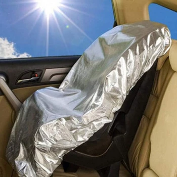 50x90cm asiento de coche asiento de bebé parasol Protector para niños película de aluminio parasol Protector UV cubierta de aislamiento de polvo