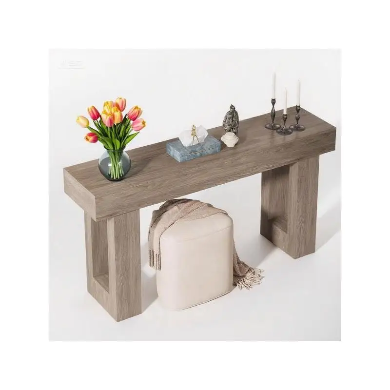 طاولة كونسول طويلة لغرفة المعيشة - حل تخزين أنيق وأنيق