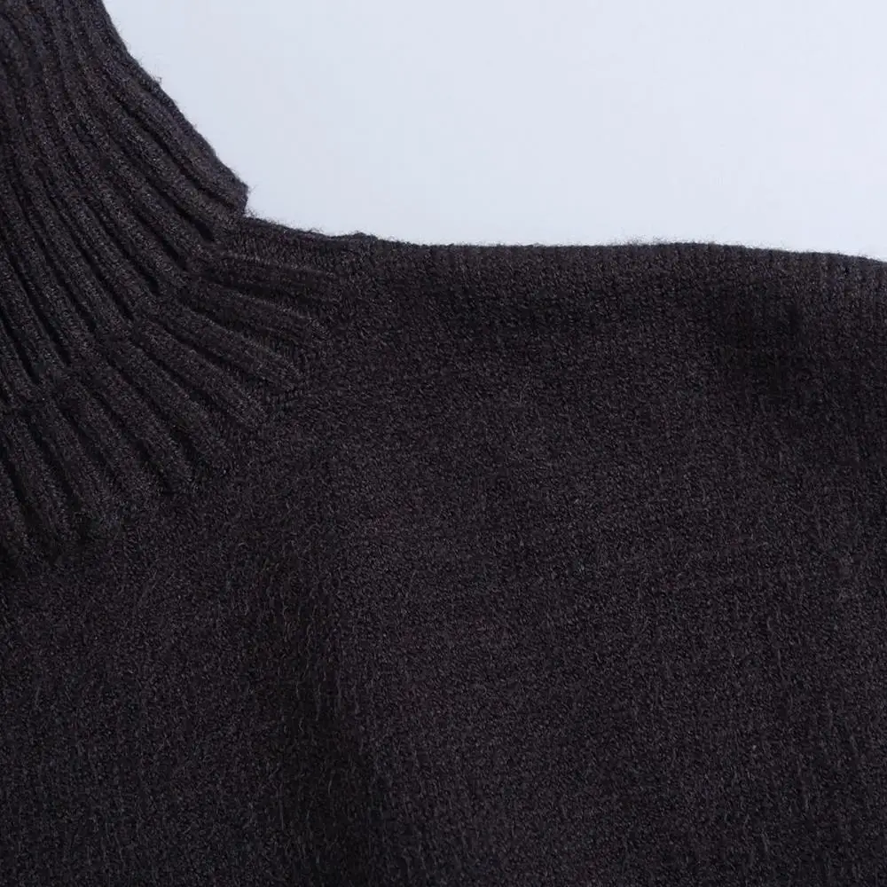 1 × بلون محبوك البلوز الداخلي الرقبة أدفأ قابل للتعديل نصف قميص بلوزة أعلى الياقة المدورة الزخرفية الوقوف DIY بها بنفسك طوق وهمية #5