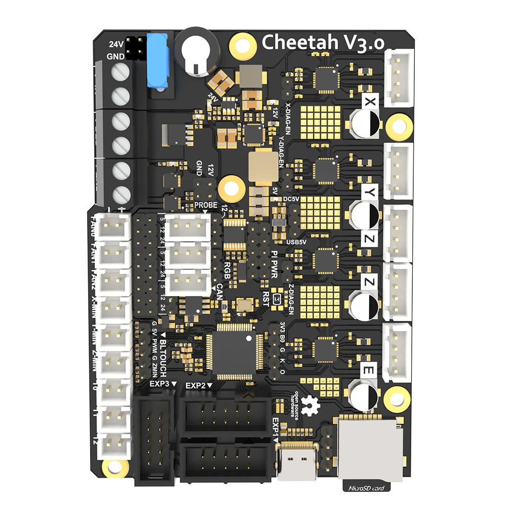 FYSETC Cheetah V3.0 32bit Board Marlin 2.0/Klipper TMC2209 Upgraded For TINY-M Voron V0 SW CR10 Ender-3 Ender-3 Pro Ender-5