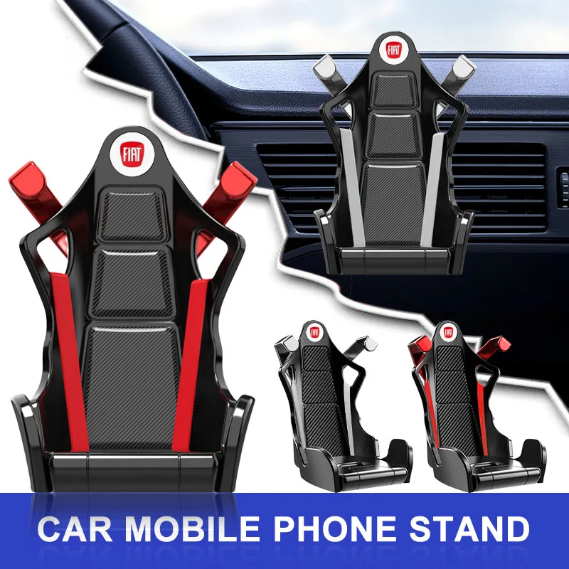 

Автомобильное крепление для телефона с вентиляционным отверстием, универсальная противоударная подставка для смартфона с GPS-зажимом для Fiat Panda Bravo Punto Linea Croma Ducato Doblo