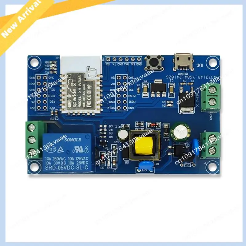M01K BK7238 WIFI Bluetooth Relay Module Development Board AC/DC Power Supply For Remote Control Smart Home Applications