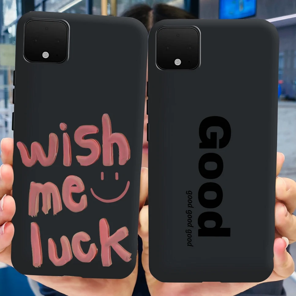 Funda trasera de silicona suave para Google Pixel 4 XL, carcasa bonita de gato de dibujos animados, TPU, a prueba de golpes, 4XL, G020J