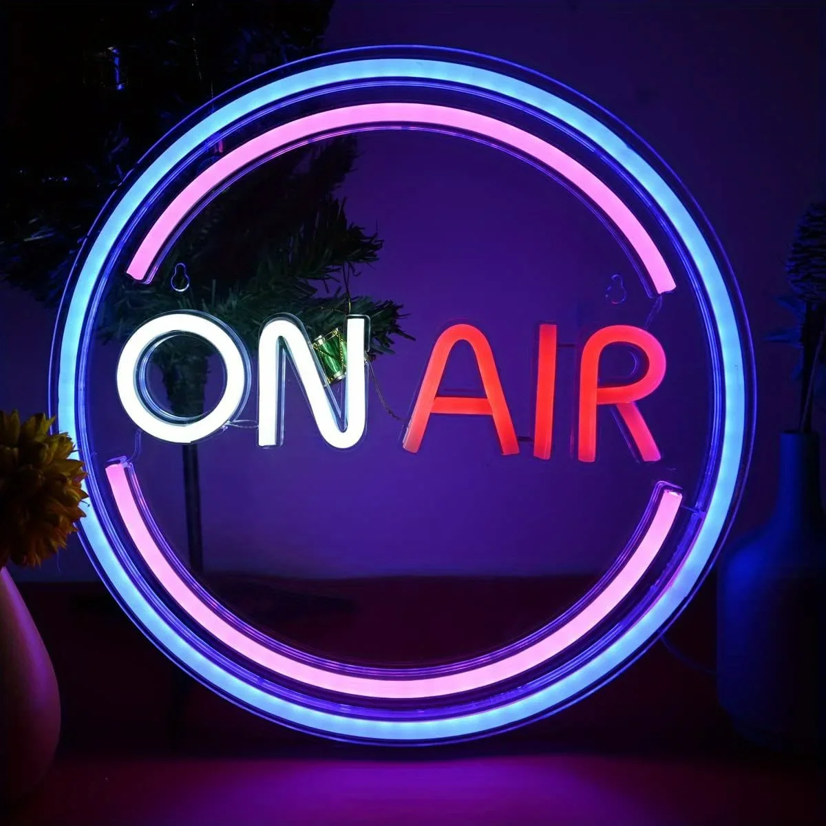 On Air Led Signs Led Neon Signs Wall Decor USB Powered Neon Sign For influencers Podcasts live stream Stadios Nightclub Man Cave