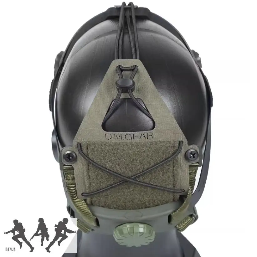 Hunting Headworn Airsoft Steel Bone Night Vision Camera Frame Sports Camera Helmet Carbon Fiber Board Bracket for Helmet NVG Bas