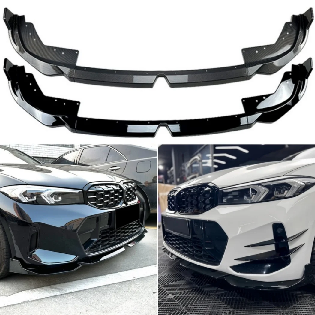 

Front Bumper Lower Lip Spoiler Diffuser Splitters Decoration Body Kits For BMW 3 Series G20 G28 320 325 330 LCI 2023 2024 2025