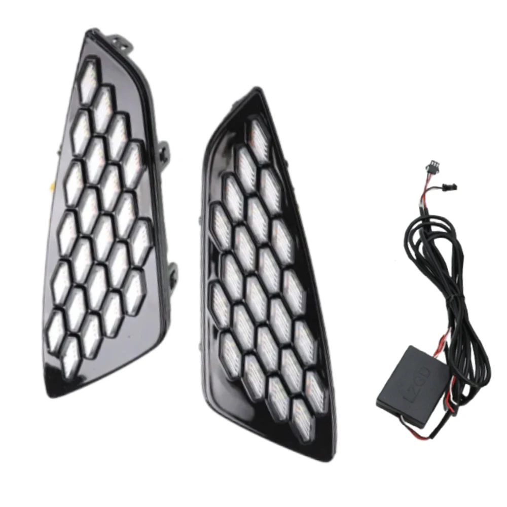 

Fit For Toyota Sienna XSE 2021-2022 Car Accessories Waterproof ABS White Amber Blue