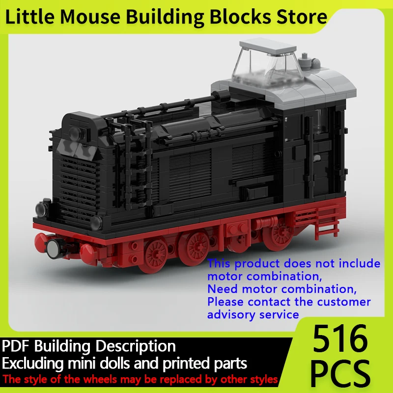 

Модель городской автомобиль MOC, строительные кирпичи Baureihe V36, шатт, локомотив, модульная технология, подарки, праздник, сборка, детские игрушки, костюм