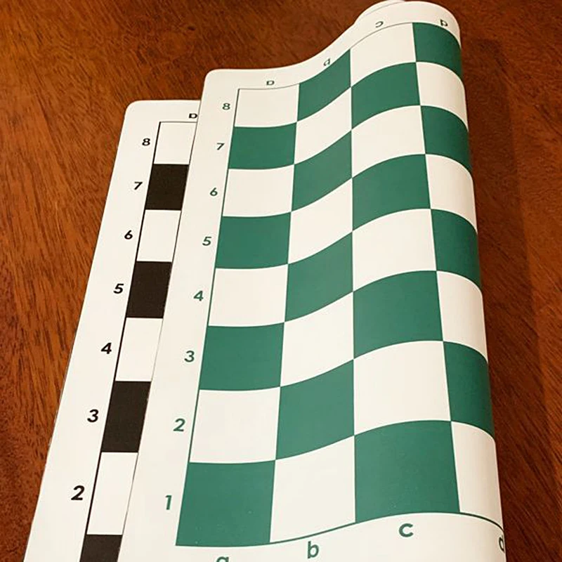 1 piece Soft chess board PU cloth board can be folded and portable