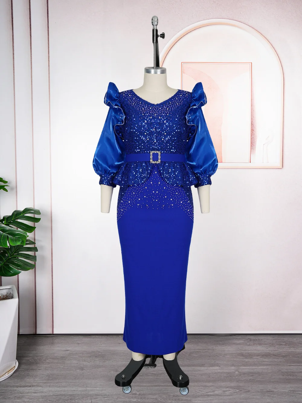 Abito lungo da donna musulmana Abaya Dubai Diamanti di lusso Abito da sera Turchia Caftano Islam Abbigliamento Caftano Marocain Femme Robe Vestido