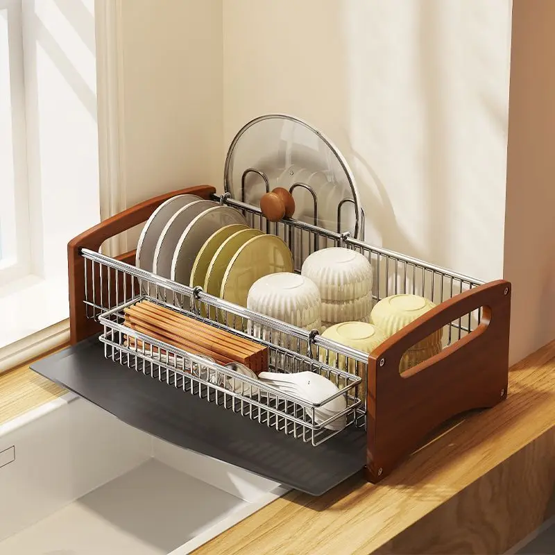 304 stainless steel dish drain rack, kitchen rack