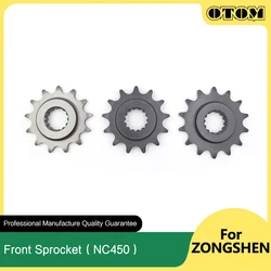 OTOM Motorcycle Front Sprocket 13/14T Chain Wheel 520 530 For ZONGSHEN Engine NC450 Pit Dirt Bike Off-road Motorbike Accessories