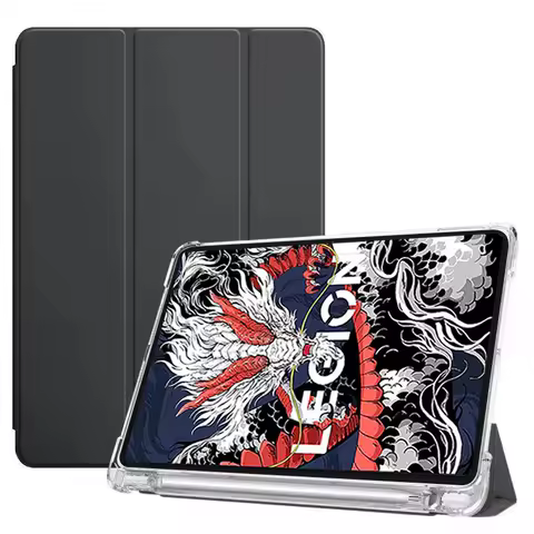 For Lenovo LEGION Y700 3rd Gen 8.8" TB321FU Case with Pencil Holder Soft TPU Back Stand Funda for Lenovo Y700 Gen 3 Cover