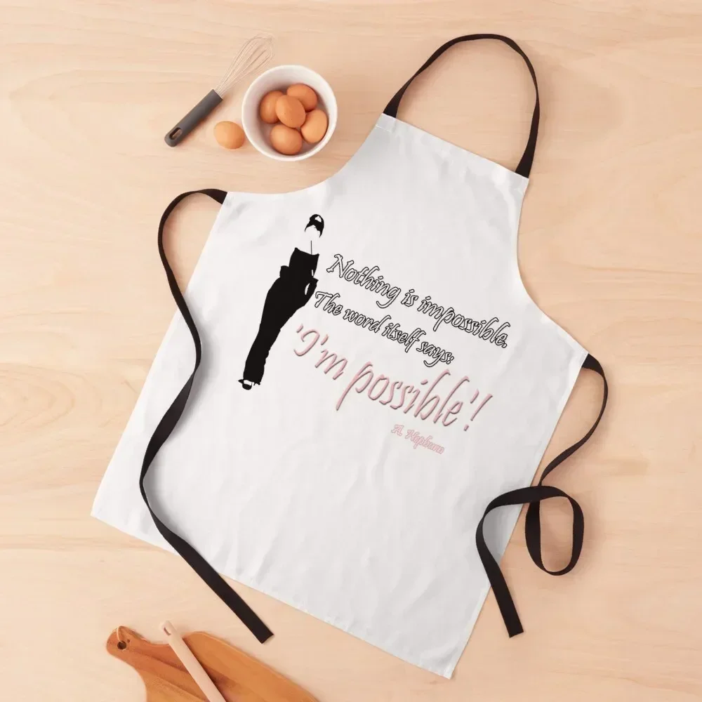 

Audrey Hepburn quote Apron Bib For Kitchen work gowns for women cleaning All For Kitchen And Home useful gadgets home Apron