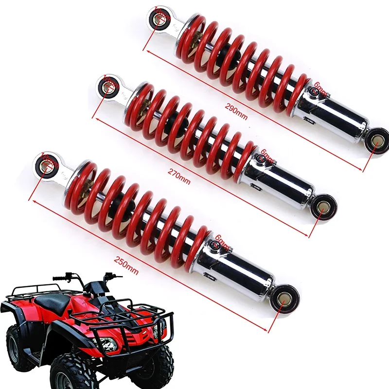 700LBS Muti-size 250mm 270mm 290mm Rear Shock Absorber Suspension for ATV Quad Pit Dirt Bike Buggy Gokart Motorcycle