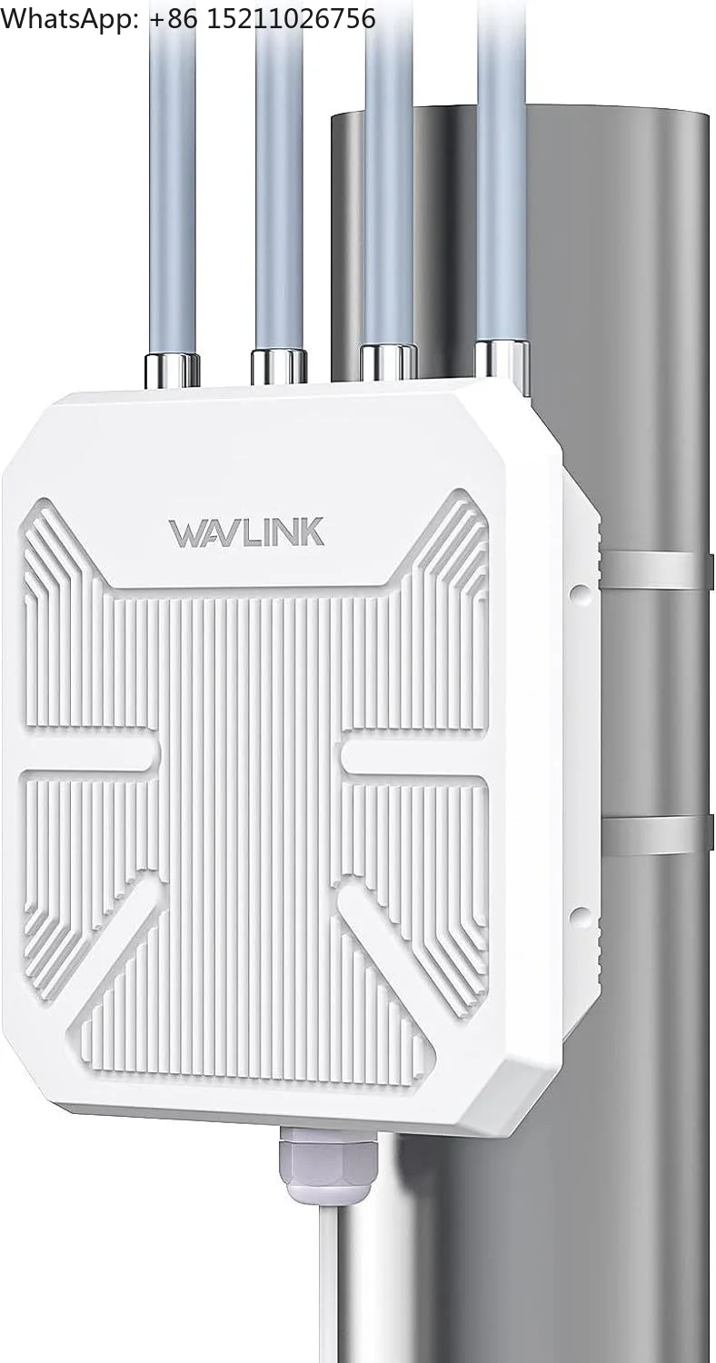 Waterproof WiFi 6  AX3000 Dual 2.4GHz 5GHz Long Range Wireless AP Outdoor Router
