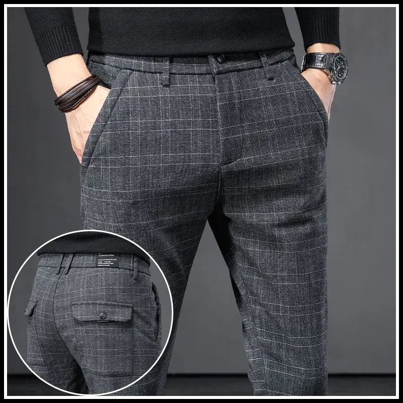 Invisible Open-crotch Pants Casual Men's Business Loose Straight Slim Sex Free Full-open Streetwear Men Pants  Military