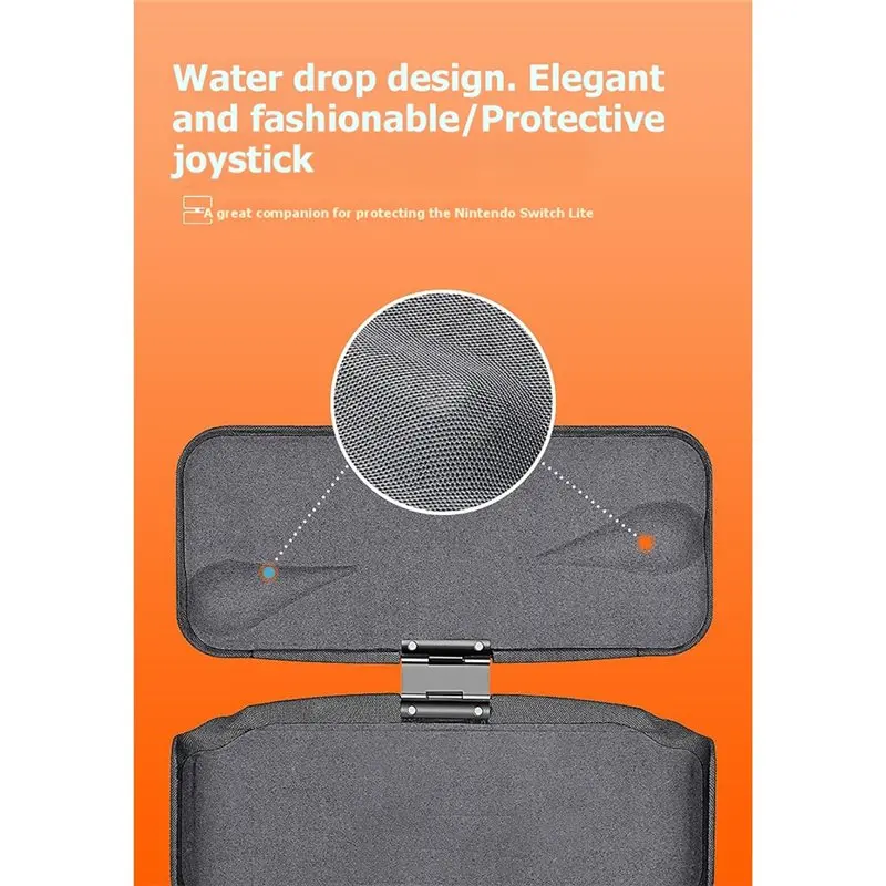 

Защитный чехол AT41 для NS Switch Lite с магнитно-съемной передней крышкой для игровых аксессуаров Switch Lite C