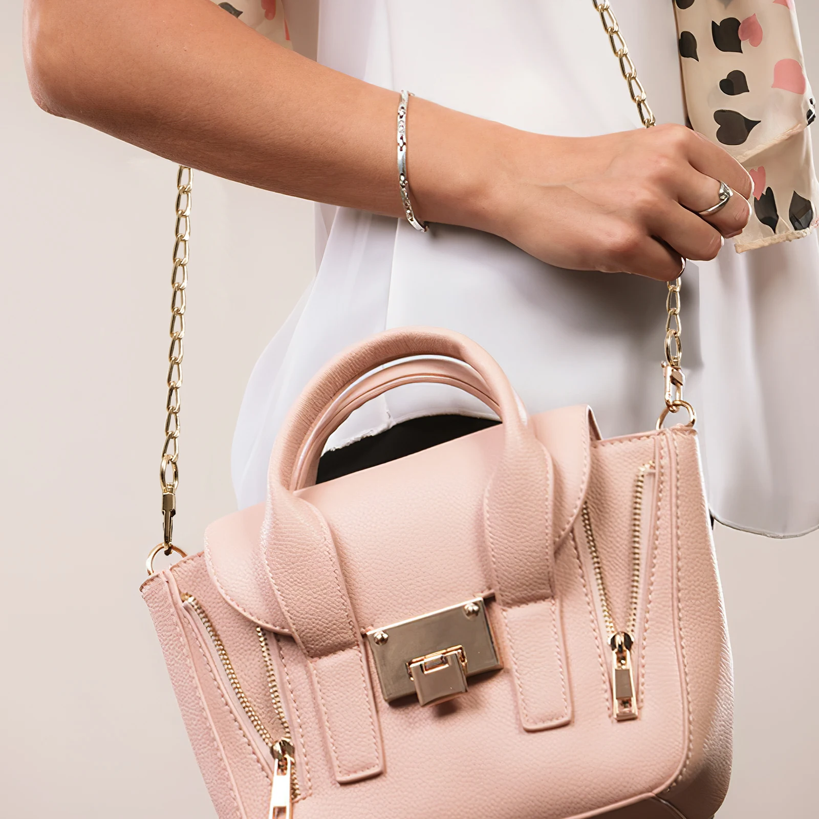 2pcs Golden For Bag Extender Straps Metal Purse Chain Crossbody Strap Shoulder Bag Chain Handbag Purse Accessories